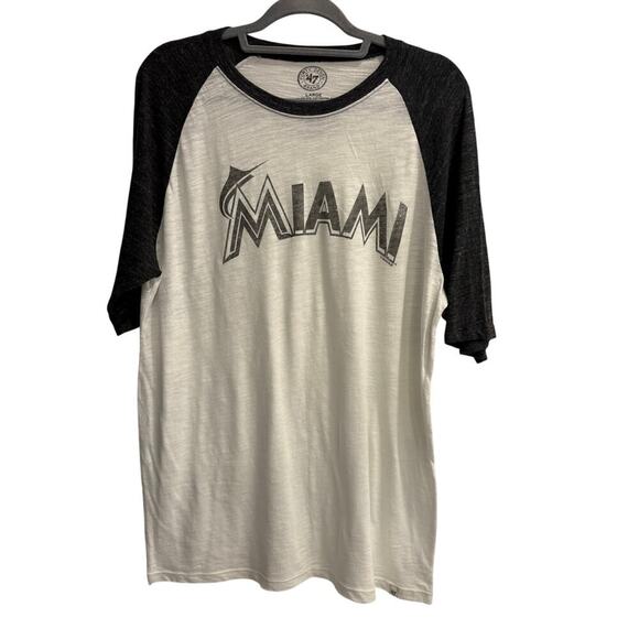 47 Brand Other - 47 Brand Miami Marlins MLB Size Large T-Shirt New With Tags